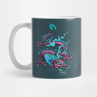 Chinese Cloud Dragon Mythical Rain Maker Creature Mug